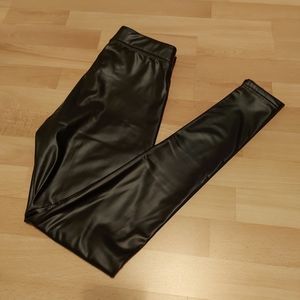 RUDSAK faux leather velour lined leggings sz small